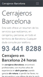 Mobile Screenshot of cerrajeros-barcelona.com