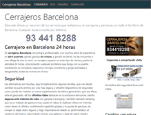 Tablet Screenshot of cerrajeros-barcelona.com